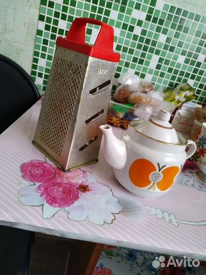 Лоток для посуды, салатник, чайник, Терка, посуда