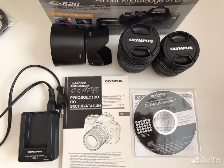 Зеркальный Olympus E-620 double kit