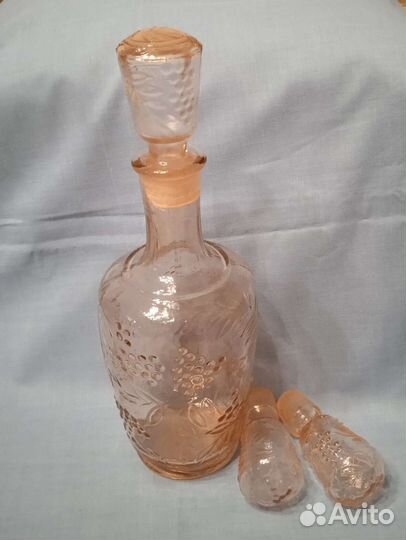 Стекло СССР, графины, салатники, селедочницы