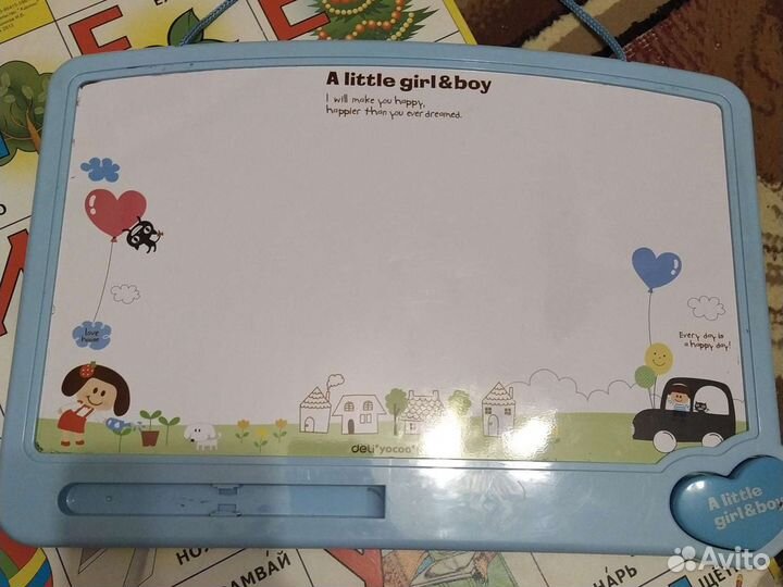 Магнитные доски, буквы, цифры, магнитные пазлы, об