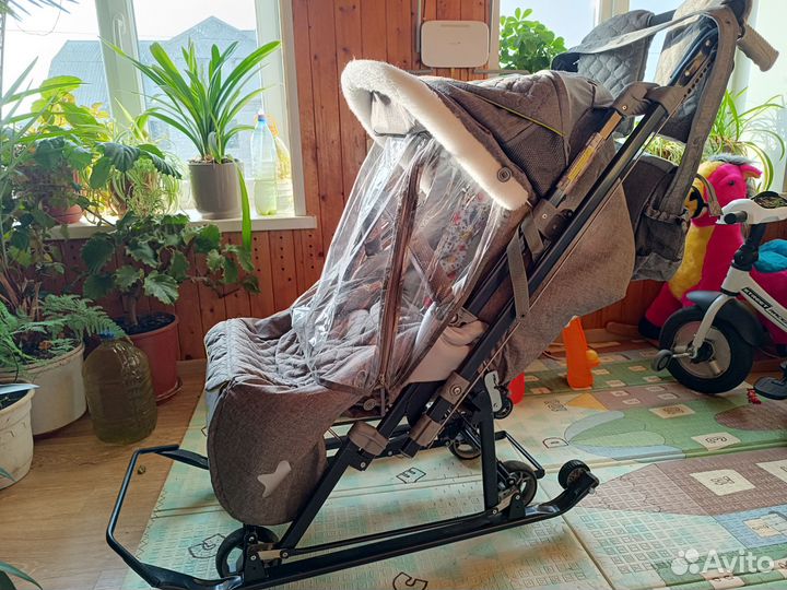 Детские санки коляска