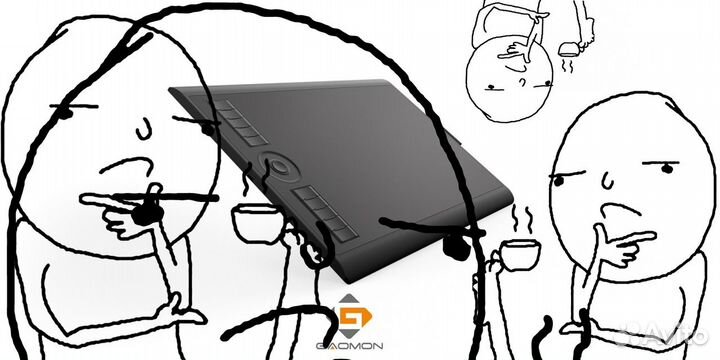 Графический планшет gaomon m10k 2018