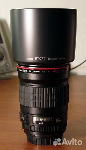 Объектив Canon EF 135mm f/2L USM купить в Москве | Электроника | Авито