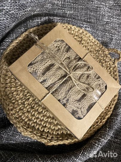 Носки и варежки вязанные,ручная работа, Подарок