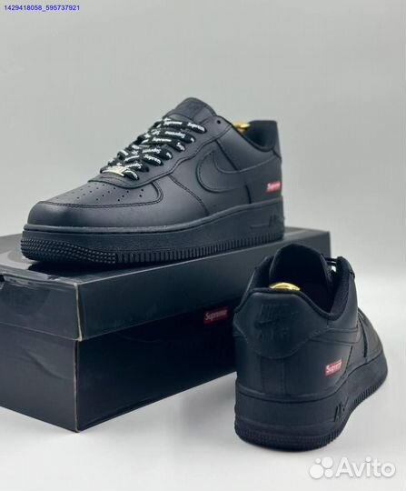 Кроссовки Nike Air Force 1 Low & Supreme (Арт.53797)