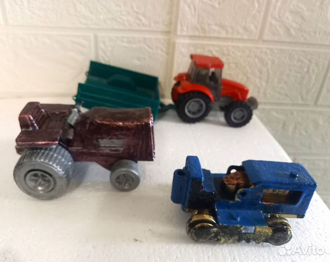 Игрушки СССР, военная техника, машины, тракторы