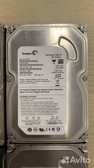 Жесткие диски SATA, IDE