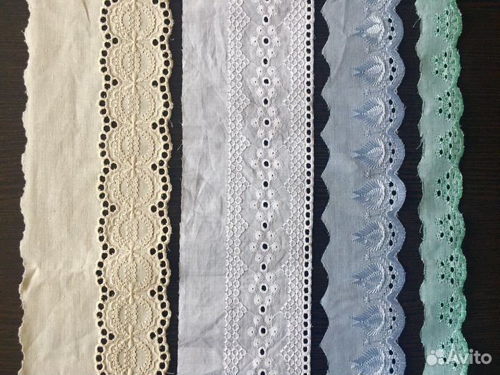 Кружево, шитье, ленты