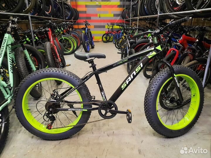 Фэтбайк велосипед на спицах зимний