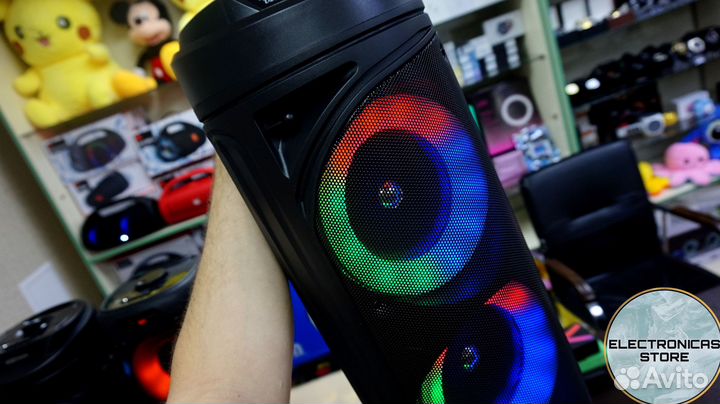 Блютуз Колонка Большая с Микрофоном ZQS-6212