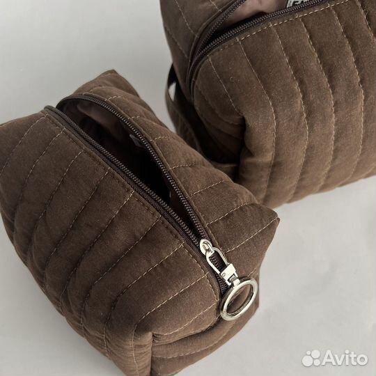 Косметички коричневые