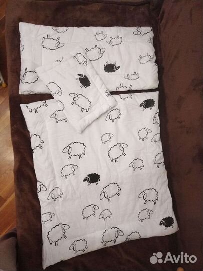 Мягкие бортики, икея Химмельск, подушка, одеяло