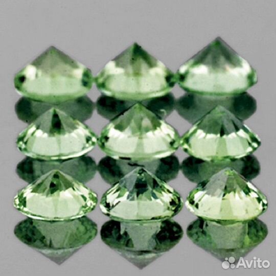 Сапфир натуральный 1,28Ct 3,0мм 9шт VVS Цейлон