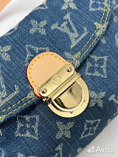 Сумка Louis vuitton mini pleaty denim