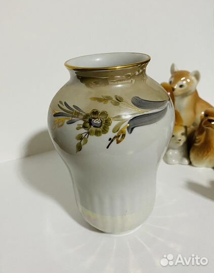 Ваза фарфор Дулево