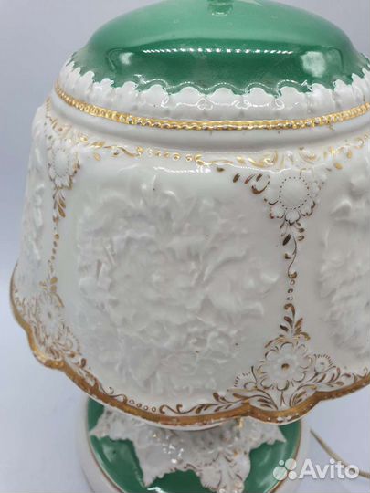 Настольная лампа СССР фарфоровая.Барановка.Очень р