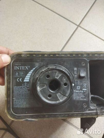 Насос Интекс матрасный