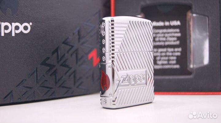 Zippo 29672 Bolts design (armor)