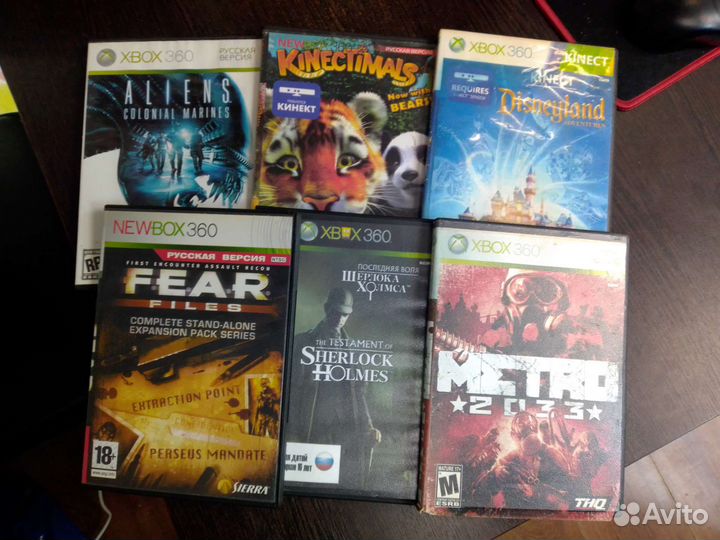 Диски на Xbox 360