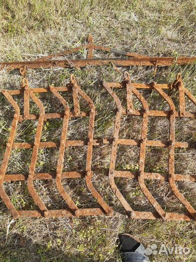 Сцепка конских борон