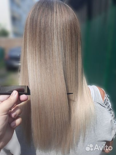 Кератин ботокс волос