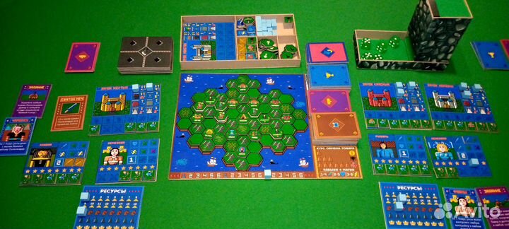 Настольная игра в стиле Героев меча и магии