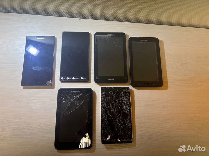 Арт.501 Планшеты в ассортименте 6шт на запчасти