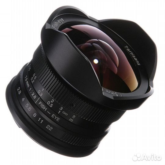 Объектив 7Artisans 7.5mm F2.8 Canon EOS-M