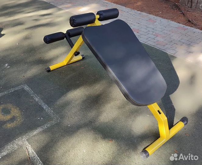 Скамья для пресса спины 2в1 универсальная складная