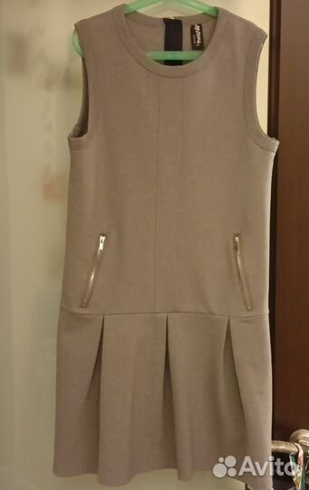 Школьный сарафан из плотного трикотажа рост 164 см