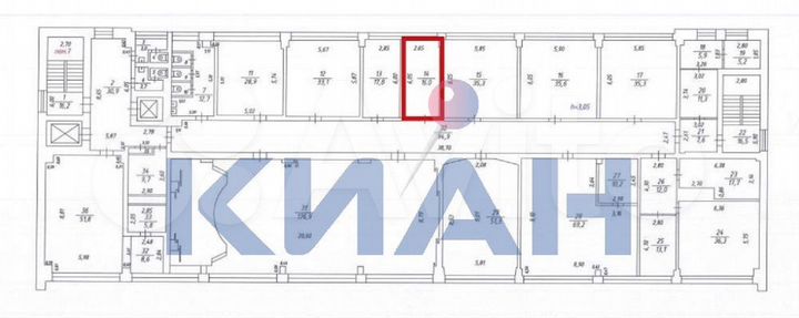 Сдам офисное помещение, 16 м²