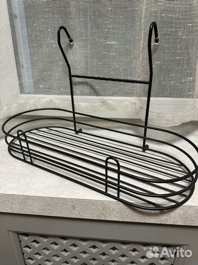 Полка на рейлинг для кухни навесная