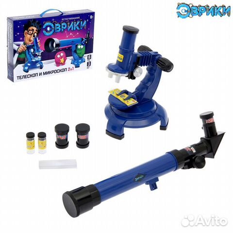 Эврики Набор учёного «Телескоп+Микроскоп»