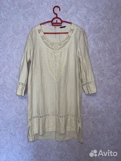 Платье из льна