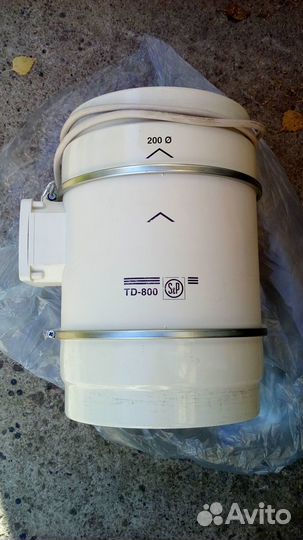 Канальный вентилятор S&P TD 800/200