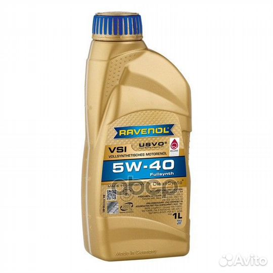 Ravenol VSI SAE 5W-40 Масло моторное синт. 1L R