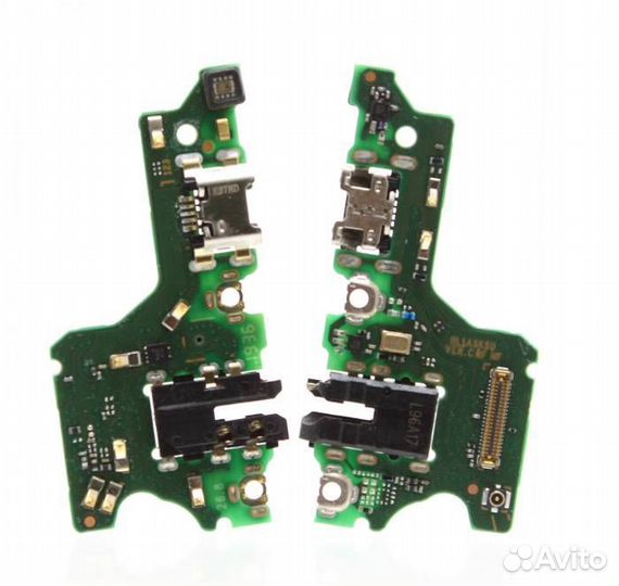 Шлейф Honor 9C (плата) Разъем зарядки/Разъем наушн