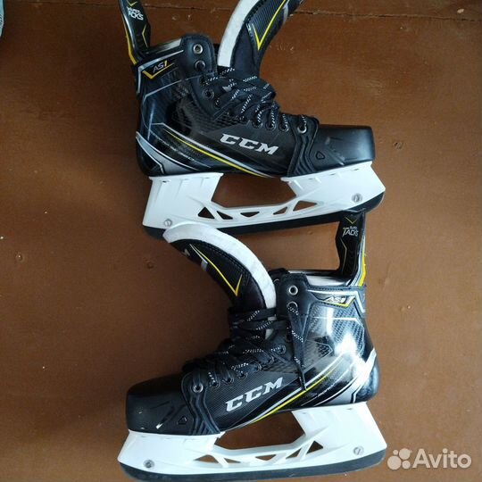 Коньки хоккейные ссм супер такс аs-1,10,5р
