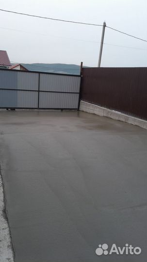 Бетонирование дворов