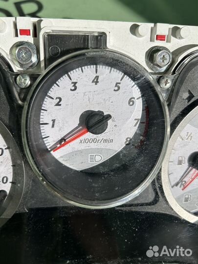 Панель приборов в милях rav 4 xa20