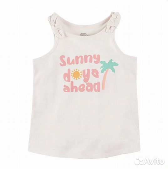 Комплект летних маек для девочки 128 Cool club