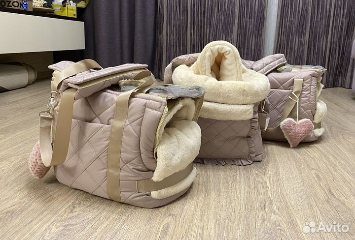 Сумка переноска- трансформер для маленьких собачек