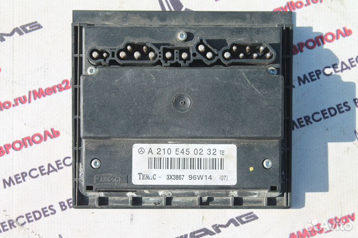 Эбу вентилятором мерседес 210