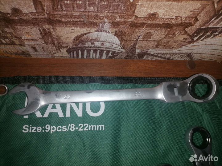 Накидные ключи с трещеткой