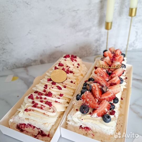 Меренговый рулет