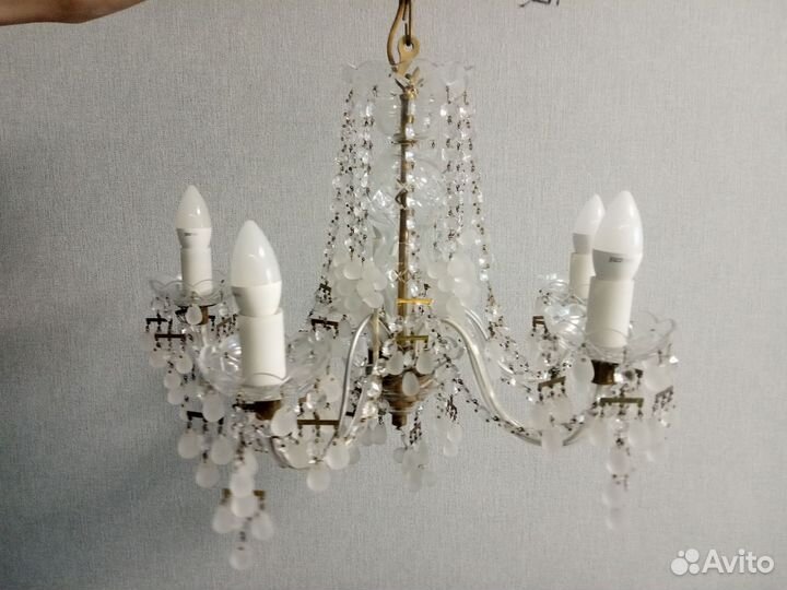 Люстра хрустальная Чехия