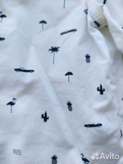 Рубашка для мальчика новая 1-1,5 года