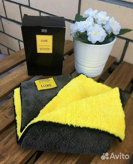 Полотенце двухстороннее Люкс для авто Гринвей