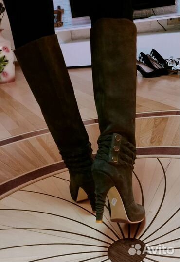 Сапоги новые 39 от модельера Goga Nikabadze