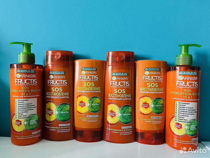 Шампунь elseve, pantene,Fructis SOS